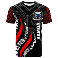 Samoa Flag Map Graphic T Shirts Samoan National Emblem T Shirt For Men Clothes Polynesia Unisex Tshirt Casual Man Tee Women Tops