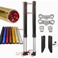 Motorcycle Front Shock Absorber Adjustable Hydraulic Front Shock Absorber Upside Down Front Fork Shock for Dirt Bike