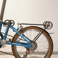 Unionjack Titanium + Carbon Rack for Brompton Ultralight Rack A/C/P/Tline Universal