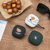For Soundcore Liberty 5 Silicone Protective Case Cute Wireless Earbud Flexible Soft Protective Sleeve Shockproof Dustproof Cover