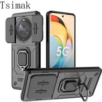 Shockproof Case For Honor Magic 5 6 7 Lite Magic5 Magic6 X9A X9B X9C 90 Slide Camera Phone Cover for Huawei Pura 70 Pro Coque