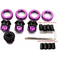 17mm Hex Wheel Conversion with 5mm Extensions Right Hand and Left Hand Threaded M5 Nuts for HPI Savage Flux X XL 21 25 SS 4.6