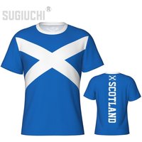 Tight Sports T-shirt Scotland Flag Scotch 3D For Men Women Tees Clothes Soccer Football Fans Gift Patriotic T shirt