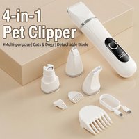 Electric Pet Hair Clipper 4-in-1 Push Shear Cat Foot Shaving Razor Dog Grooming Tools for Pet Shops Specific