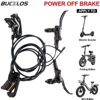 AliExpress BUCKLOS Power Off Bike Hydraulic Brake 4-Piston 1150mm 1950mm E-Bike Electric Scooter Disc Brake MTB Bicycle Brake Cycling Parts