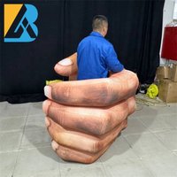Customized Inflatable Selfie Props Giant Blow up Hand for Modern Stage Decor Toys