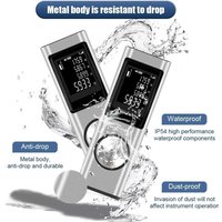 Mini Laser Rangefinder Laser Tape Measure Digital Laser Distance Meter Angle Measure Range Finder Portable Construction Tool