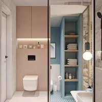DIY Wall Stickers Mirror Acrylic Shatterproof Floor Mirror Stickers Decoration Cuttable Self-Adhesive Mirror Shower Area