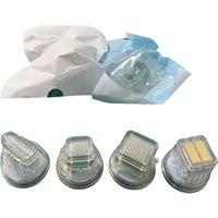 Disposable Insulated RF Microneedling Cartridge Gold Plated 10/25/64 Pins Nano Cartridges For Micro Needle RF Machine