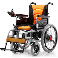 Foldable Steel Wheelchair Electric Rehabilitation Products Lightweight Electric Wheelchair Portable Wheelchair