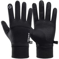 AliExpress NONE Cycling gloves Warm Full Fingers Waterproof Cycling Outdoor Sports Running Motorcycle Ski Touch Screen Fleece Gloves