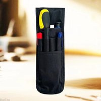 1Pcs Durable Oxford Cloth Black Multi-Pocket Tool Belt Pouch Bag For Portable Electrician Tools Pen Scissors Organizer Gift