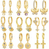 S925 Sterling Silver Earrings Exquisite 18K gold-plated Earrings Original Fashion Jewelry Birthday Gift For Women