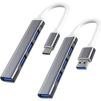 USB C HUB USB 3.0 Type C 4 Port Multi Splitter Adapter OTG for Macbook HUB Pro 13 15 Air Mi Pro for HUAWEI Computer Accessories