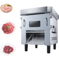 Elektrischer Fleischschneider Haushalt Edelstahl Automatischer Gemüseschneider 110V-220VHome Elektrischer weicher Gemüseschneider