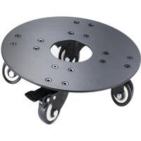 Heavy Duty Rolling Plant Stand Sturdy Professional Black Utility Planter Cart Dolly for Patio Garden Living Room Indoor Porch