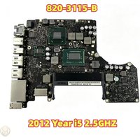 820-3115-B For MacBook Pro 13 Inch Laptop Motherboard A1278 I5 2.5GHz Logic Board 2012 Year