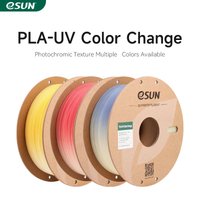 eSUN PLA Filament UV Color Change 3D Printer Filament For Bambu Lab 1.75mm 1KG Photochromic PLA UV Color Change 3D Filament