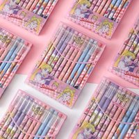 Sailor Moon Cute 0.5mm Gel Pens Kawaii Stationery Cartoon Anime Derivative Peripherals School Office Supplies Pen Party Gifts