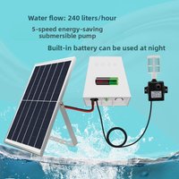 Solar Water Pump Power Storage Pump Outdoor Circulation Fish Pond Submersible Pump Small Self-priming Miniature Filter Fish Tank