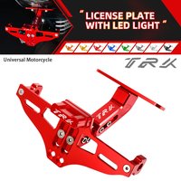 For Benelli TRK502X TRK502 TRK251 TRK302 TRK702 X 502X License Plate Holder Fender Rear Tail Tidy LED Brake Lights Turn Signals