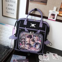 Japanese Original Transparent Ita Bag Large Capacity Mochilas Mujer Daily Using Mochilas All-match Student Backpack Women Bags