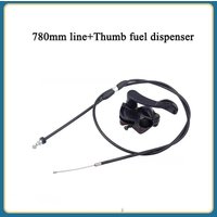 Motorcycle ATV 22mm Throttle Lever Thumb Controller Accelerator Throttle Cable Assembly For 50cc 110cc 150cc 250cc Quad Dirt