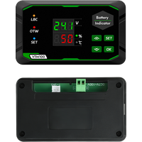 VTM100 Mini Digital Battery Tester High Precision Voltage and Charge Indicator for Acid /Ternary Lithium Batteries DC 7-100V