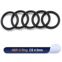 10/50pcs NBR O Ring Nitrile Rubber Gasket Thickness CS 4mm OD 16~150mm Black Round O Type Corrosion Oil Resist Sealing Washer