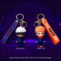 Jujutsu Kaisen Anime Keychain Pendant Action Figure Collectible Merchandise Satoru Gojo Megumi Fushiguro Cartoon 3rd Generation