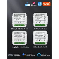 TNCE TUYA WIFI/Zigbee Switch Light Curtain Dimmer Smart DIY MINI Module, 2-way Control Breaker, Voice with Alexa Google Home