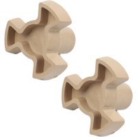2PCS 15mm Microwave Oven Turntable Coupler Replacement Tray Connecting Shaft Microwave Oven Accessories