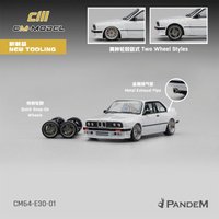 CM 1:64 BMW M3 E30 Pandem Die-cast Alloy Car Model, Boys' Holiday Gift Toy, Adult Collection Decoration Piece.