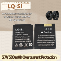 1-10PCS Smart Watch Battery LQ-S1 3.7V 380mAh Lithium Rechargeable Battery For Smart Watch QW09 DZ09 W8 Universal Watch Battery