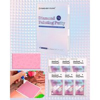 6PCS 15g Each Scientific Clay Glue Stickiness Diamond Art Wax Long Lasting Craft Adhesive for Rhinestones Beads