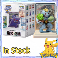 Authentic Pokemon Collectible Character Figure Set With PTCG Trading Cards 151 Journey Collection For Anime Game Fans Collectors