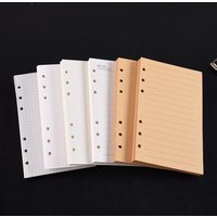 45 PCS Kawaii A5 A6 A7 Kraft Binder Notebook Paper Refill Spiral Binder Index Inside Pages Monthly Weekly Daily Planner Agenda