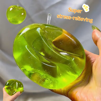 Slow Rebound Apple Stress Ball Soft Squeeze Anger Vent Toy Sensory Anti Anxiety Fidget Toy Ideal Christmas Present For All Ages
