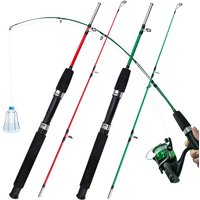 New 1m 2 Sections Fishing Rod Lure Weight 106.5g Super Strong Fishing Rod For Travel Fishing Tackle Pesca Outdoor Fishing Rod