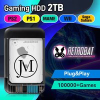 Hyper Base Game Hard Drive With 100000+Retro Games For PS3/PS2/PS1/PSP/Sega/SNES/N64/NDS/MAME/GBA Retro Game Console For PC