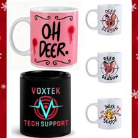 For Vox Custom Cartoons Cute 11oz Ceramic Mug Anime Peripheral Sending Friends Good Looking Festival Gift Ornament