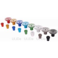 Aluminum M3 M4 Gimbal Umbrella Stick End Heads For Futaba Spektrum Frsky JR Wfly RadioLink FlySky Transmitter Upgraded Part