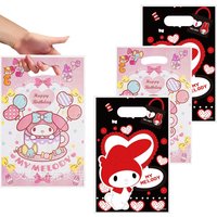 10/30/50pcs Cartoon My Melody Party Plastic Goodie Bags Loot bags Candy Gift Bags For Wedding Birthday Party Decoration
