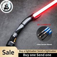 TXQSABER Replica Lightsaber Count Dooku Light Sword Metal Hilt Smooth Swing FOC Heavy Dueling Laser Sword Cosplay Toys for Adult