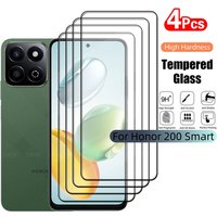 4/3/2/1Pcs For Honor 200 Smart Glass Huawei Honor 200 Smart Tempered Glass 9H Full Cover Screen Protector Huawei Honor 200 Smart