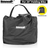 Rhinowalk 20" Folding Bike Transport Bag Bicycle Cover Folding Electric Bike Travel Carry Bag Cover For Ebike Bicycle Carry Bag