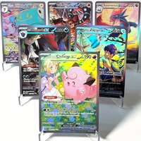 PKM Journey Together(JTG) Series EX Game Cards Proxy Hop's Zacian/Lillie's Clefairy/lono's Bellibolt/N's Zoroark/Volcanion/ EX