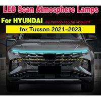 1PCS Daytime Running Lights For Hyundai Tucson 2021-2023 LED DRL Car Fog Lamp Auto Daylights Headlights With Start Scan LED 12v