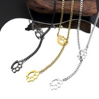 Hiphop Knuckle Duster Curb Chain For Women Men Stainless Steel Silver Color Street Rock Rapper Cool Diy Combat Necklace Jewelry