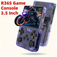 R36S Retro Handheld Game Console Linux System 3.5-Inch IPS HD 64G 20000+ Classical Games Portable Game Console